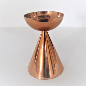 Vintage Kupfer Kerzenhalter / Kerzenhalter aus Kupfer