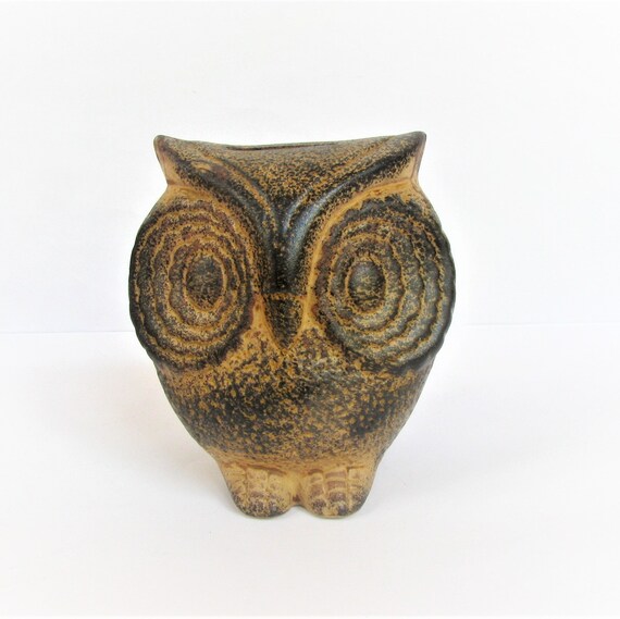 Vintage Studio Ceramic Owl Money Box Etsy UK