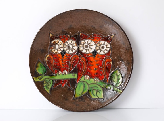 工芸品 Vintage Ruscha Fat Lava Wall Plate 工芸品 Vintage Ruscha Fat Lava Wall Plate Vintage West