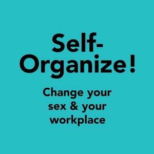 Self-Organize! Pro Union Trans Pride button