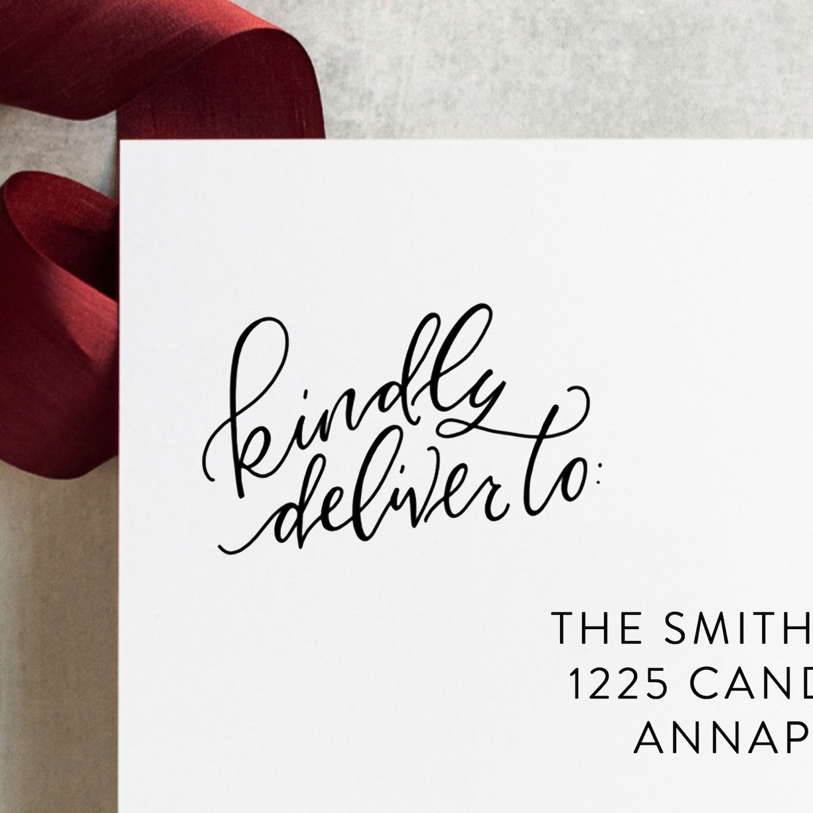 kindly-deliver-to-stamp-self-inking-stamp-hand-lettered-etsy