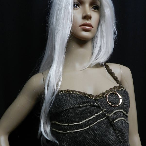 Inspired by Game Of Thrones costume of  Dothraki Khaleesi Daenerys Targaryen real lambskin suede,  CUSTOM MADE To your Size!