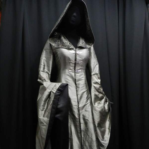 Fae Dress in Toile Brocade