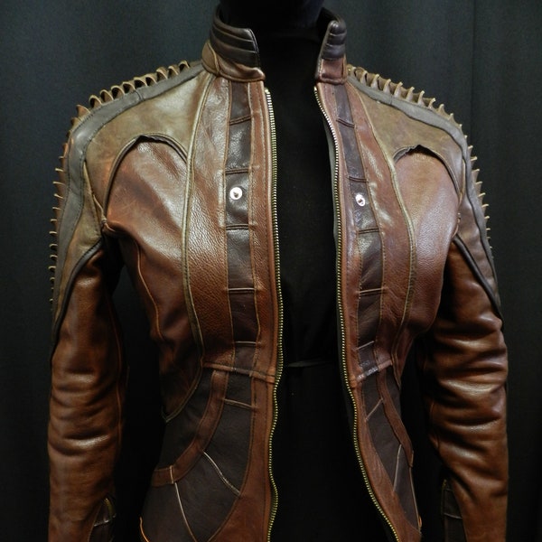 Inspired by Seven of Nine jacket Picard real leather Jacket custom made to your size!