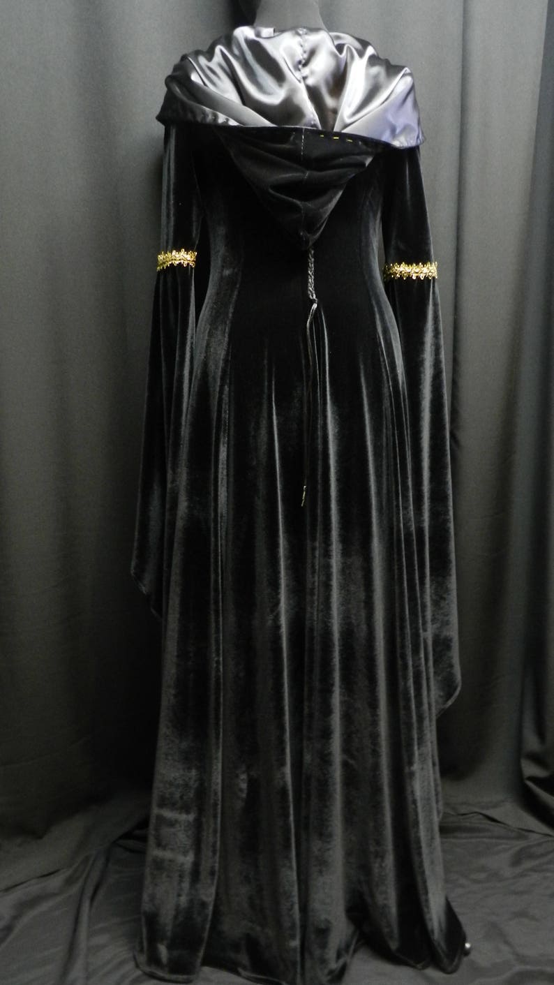 Sword Robe Inspired by the Sword of Truth, Inquisitor Denee's Black Robe, CUSTOM ...