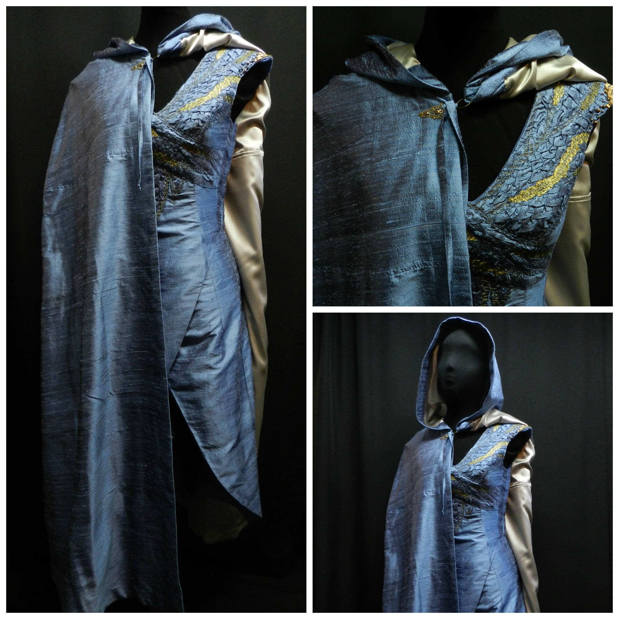 daenerys targaryen blue dress cosplay Womens Blue Daenerys Targaryen Costume Dress