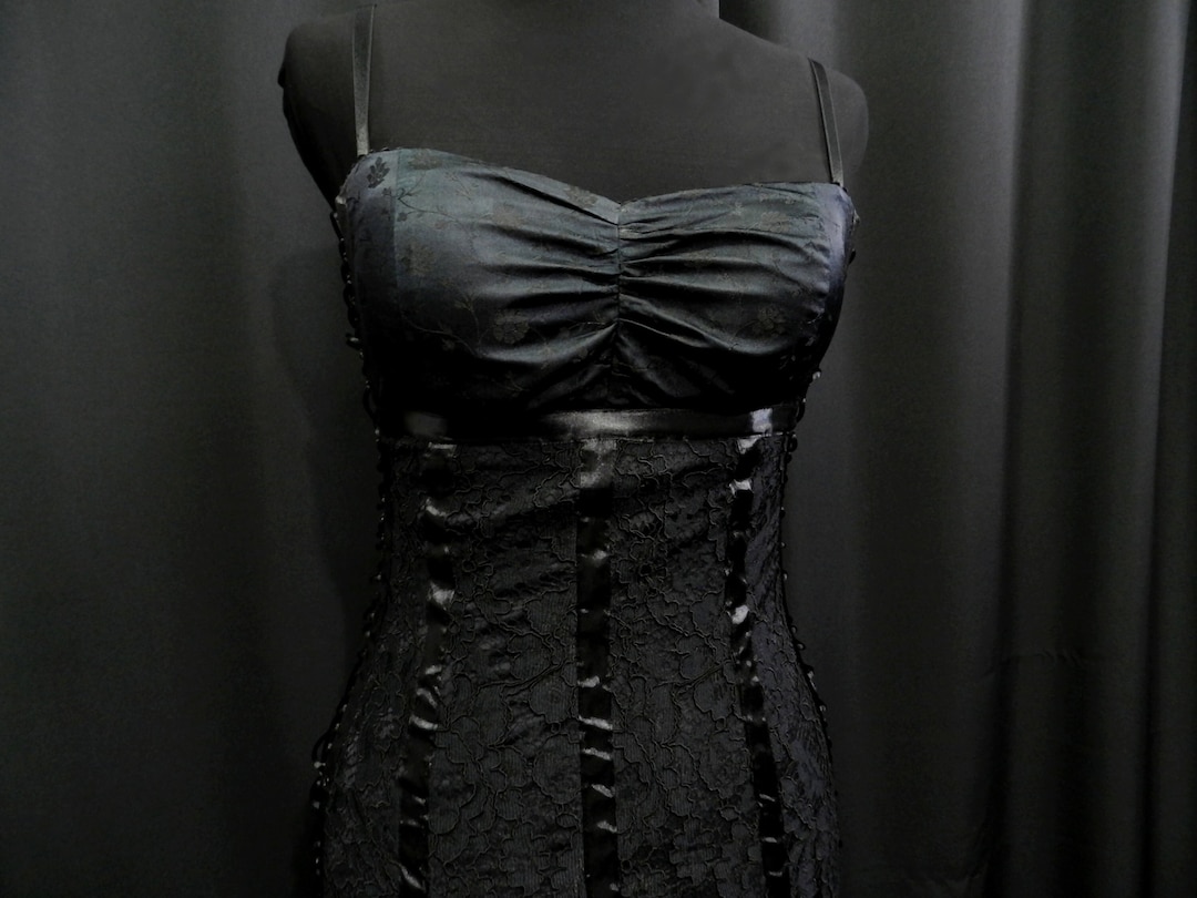 Inspired by Monica Bellucci Black lace dress custom made to your size! Inspired by Monica Bellucci Black lace dress custom made to your size!