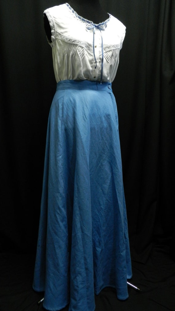 Inspired by Dolores From Westworld Blue Linen Dress Custom Made to Your  Size! - Etsy Israel