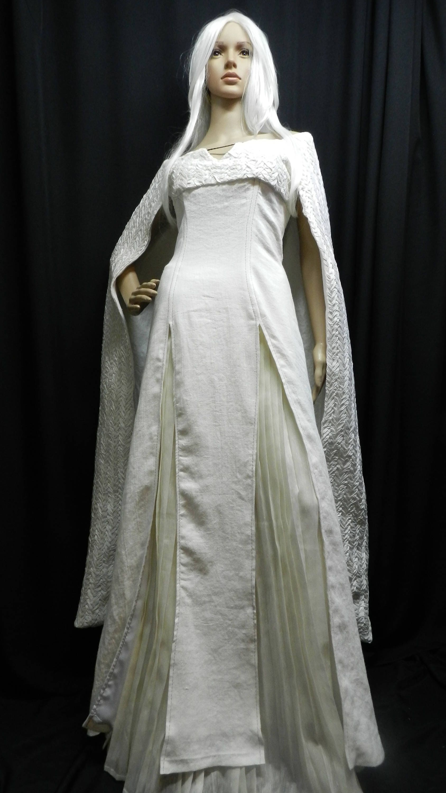 Inspirado en el vestido blanco de The Iron Throne Daenerys - Etsy España Inspirado en el vestido blanco de The Iron Throne Daenerys - Etsy España