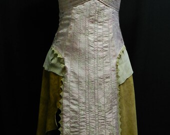 open lace back dress Emilia Clarke Dress as Daenerys Targaryen Costume Grey Chiffon Halter   Hoprom