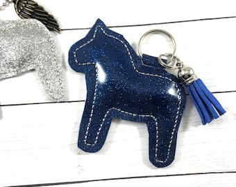 Stuffed Horse Dangle Tag Embroidery DESIGN