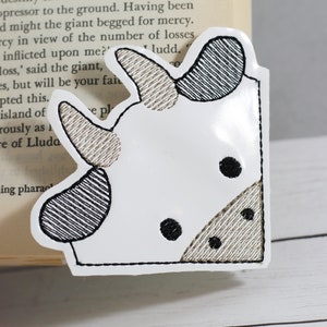 Cow or Bull Corner Bookmark Design