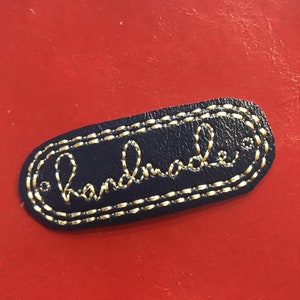 Handmade lettering Mini Patch embroidery design