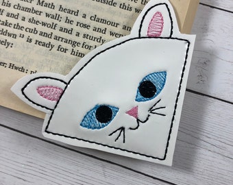 Cat Corner Bookmark Design