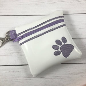 Paw Print 4x4  Zipper Bag Design File