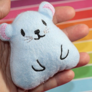 Rat Stuffie Stuffed Animal In the Hoop Embroidery Design