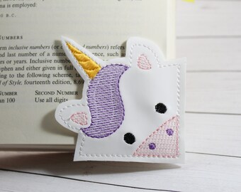 Unicorn Corner Bookmark Design