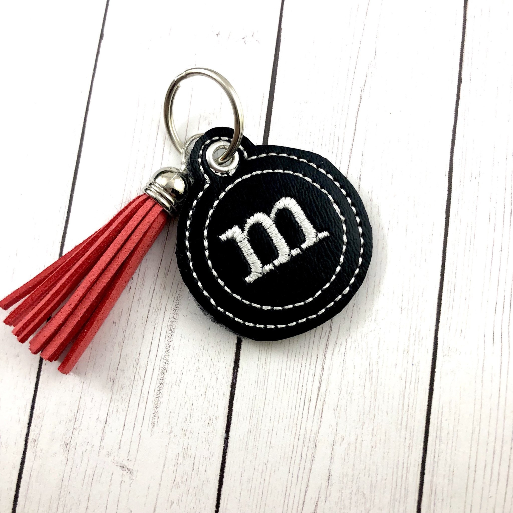 Typewriter Alphabet Eyelet Charm Tag SET - Etsy