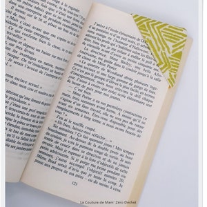 Fabric bookmark / Corner bookmark / Book corner page mark image 3