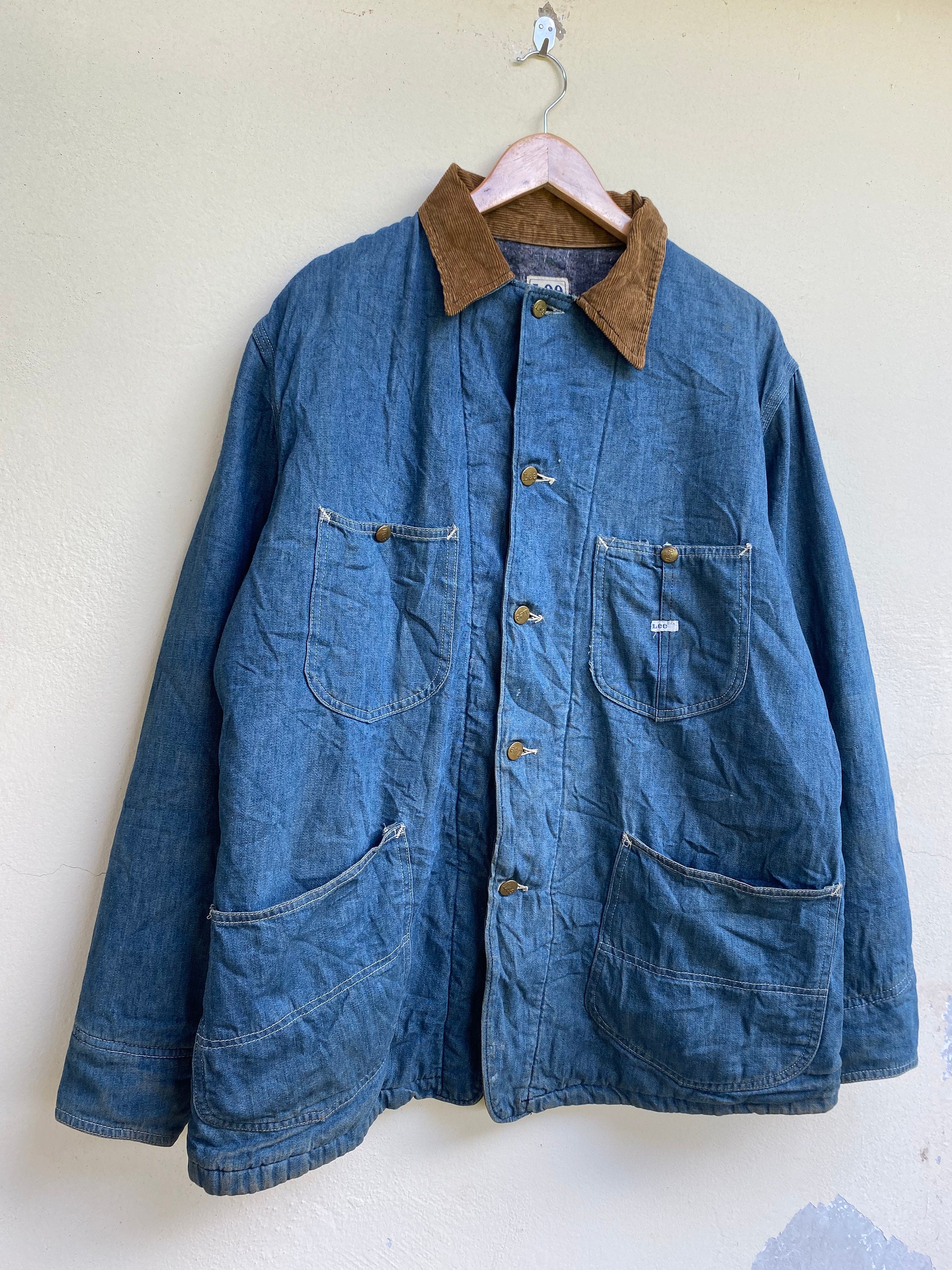 Rare Vintage Denim Workwear Jacket By Lee Usa Made Size XL | Etsy