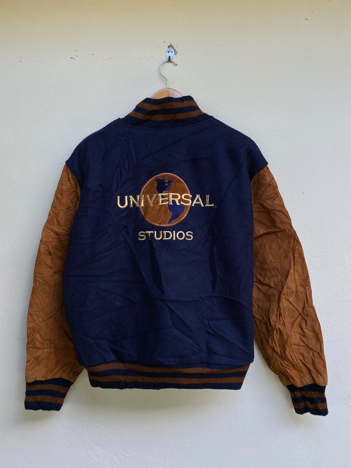 Rare Vintage Varsity Jacket Universal Studios Size M Etsy
