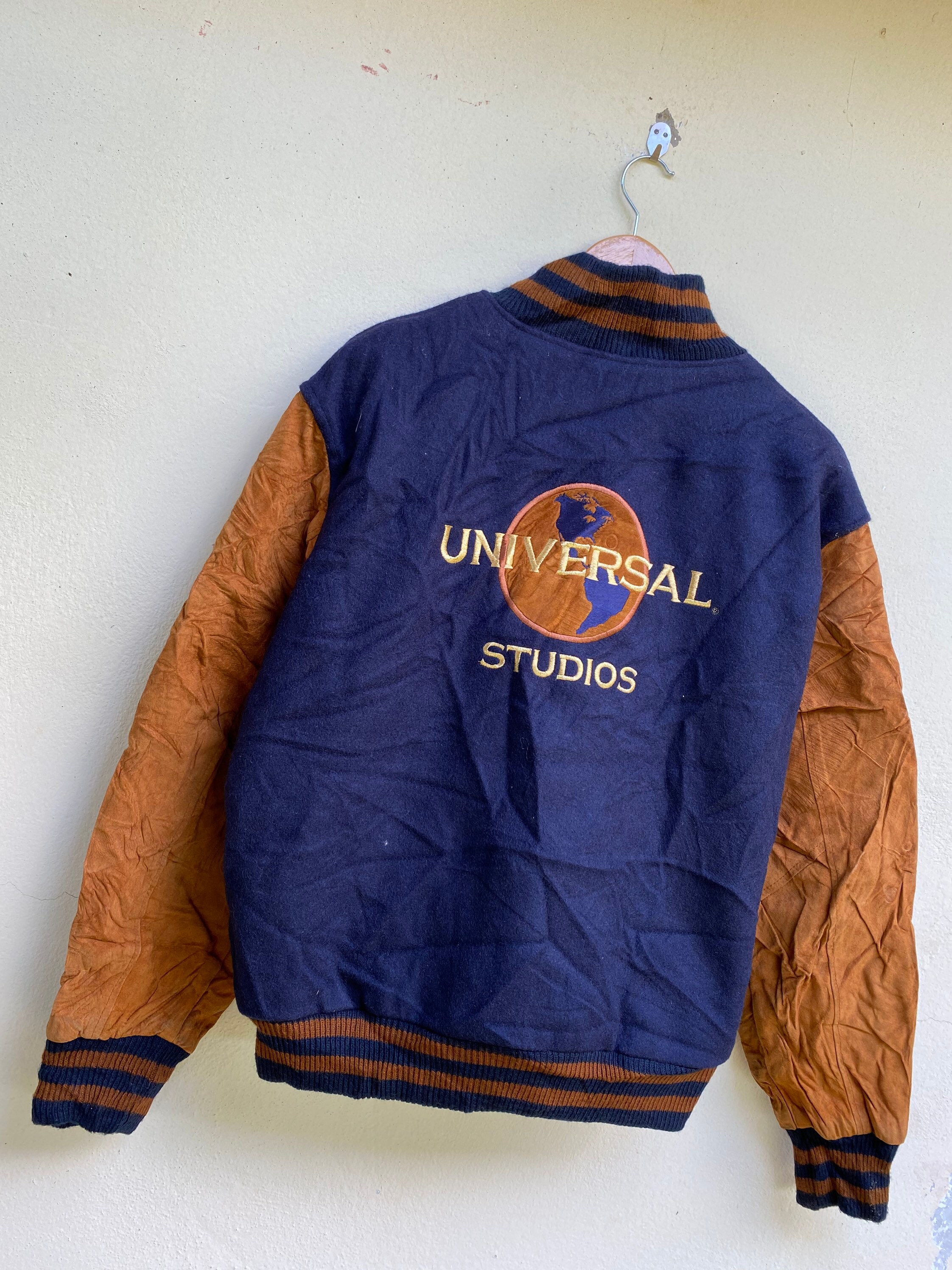 Rare Vintage Varsity Jacket Universal Studios Size M Etsy