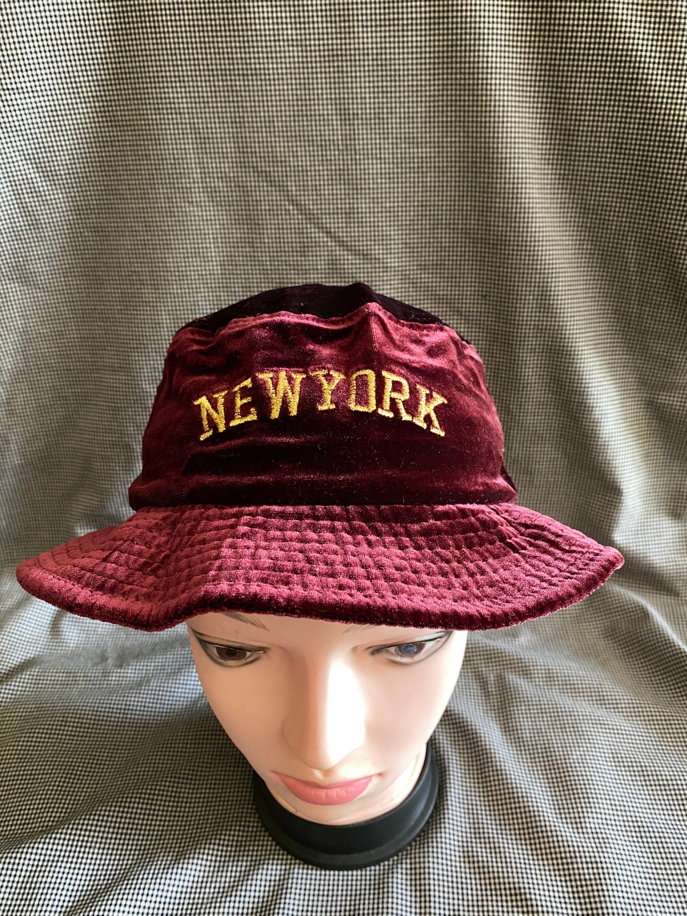 Vintage Bucket Hat New York Logo Etsy