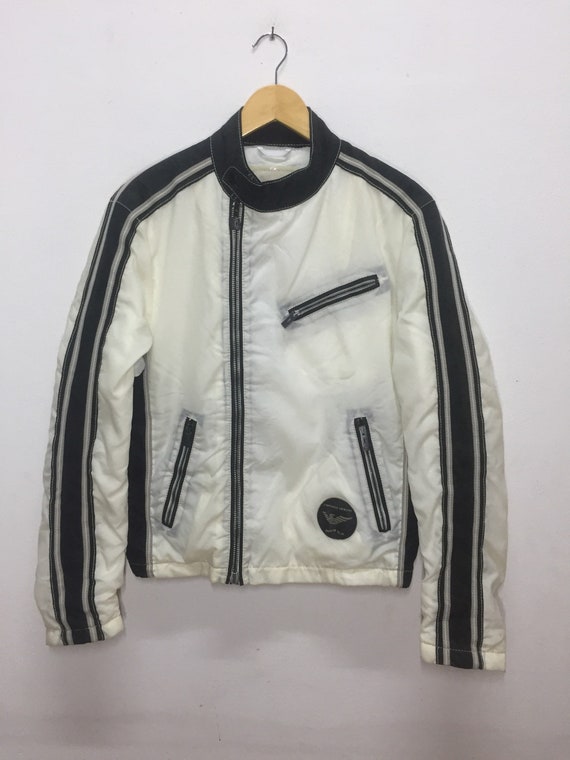 vintage armani leather jacket