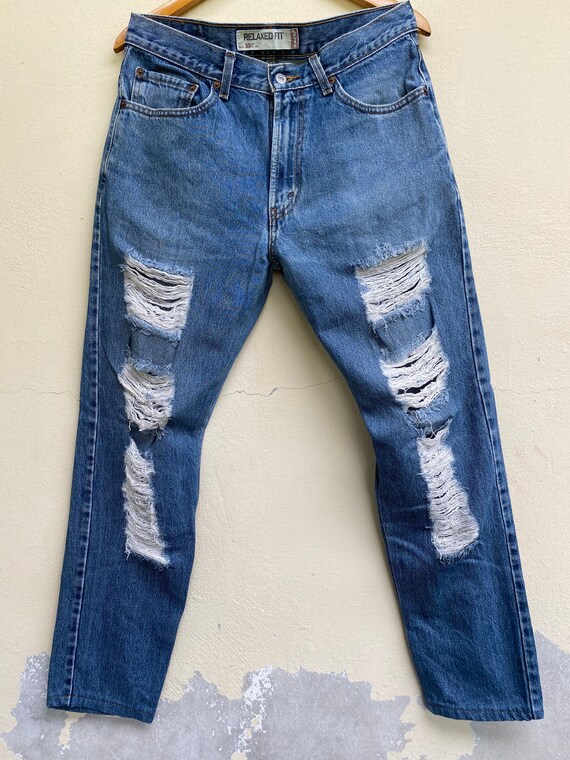 Vintage Distressed Jeans Levi's Size 34"