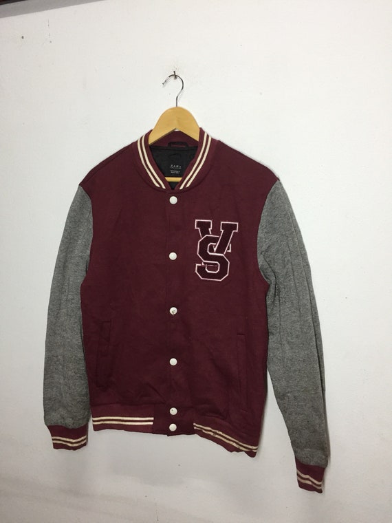 zara letterman jacket