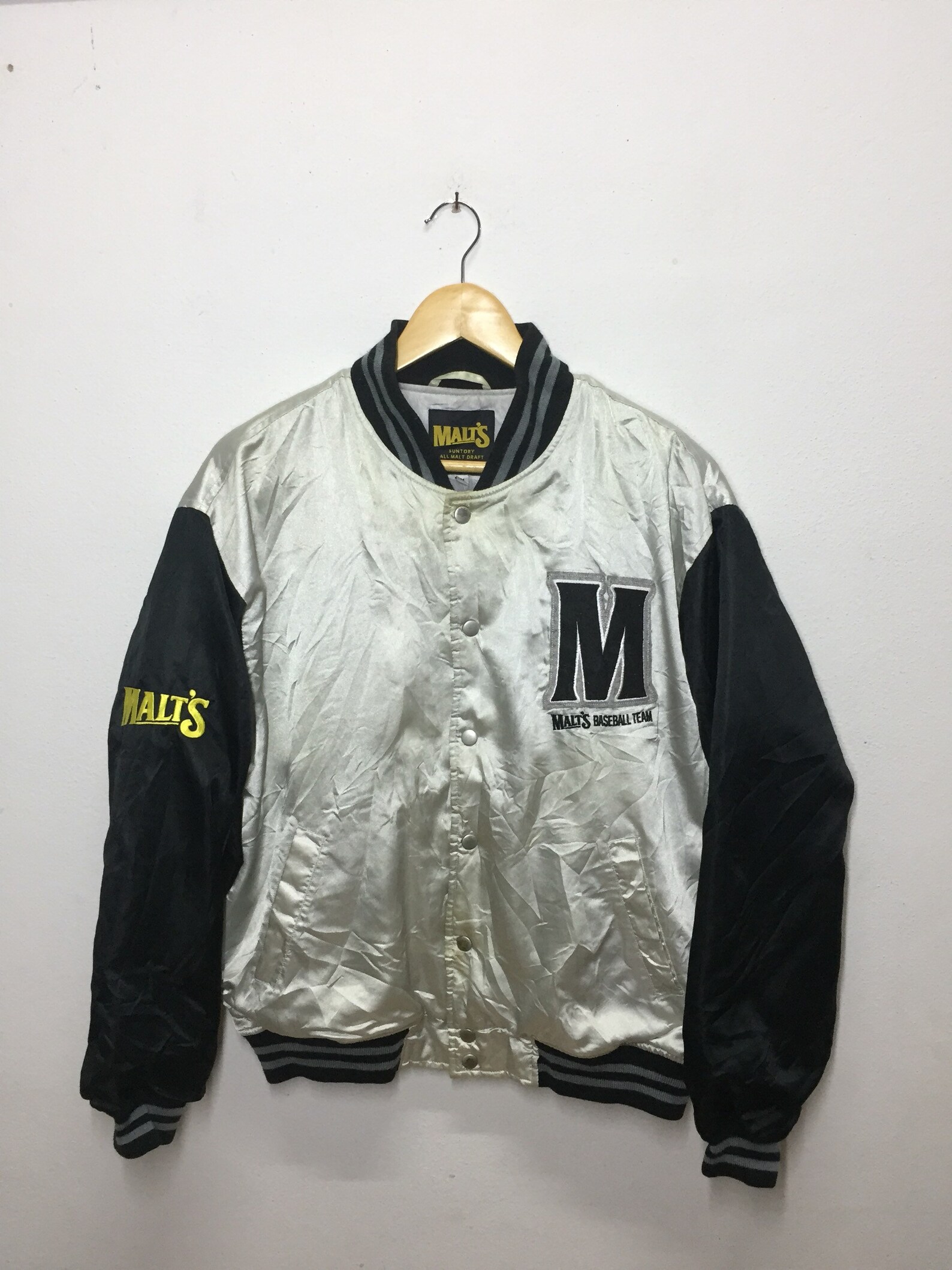 baseball bomber jacket vintage