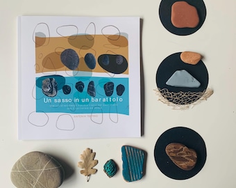 Libro il sasso in un barattolo-   Esercizi di ecodesign e poesia visiva dal quotidiano con il cartolaio del bosco