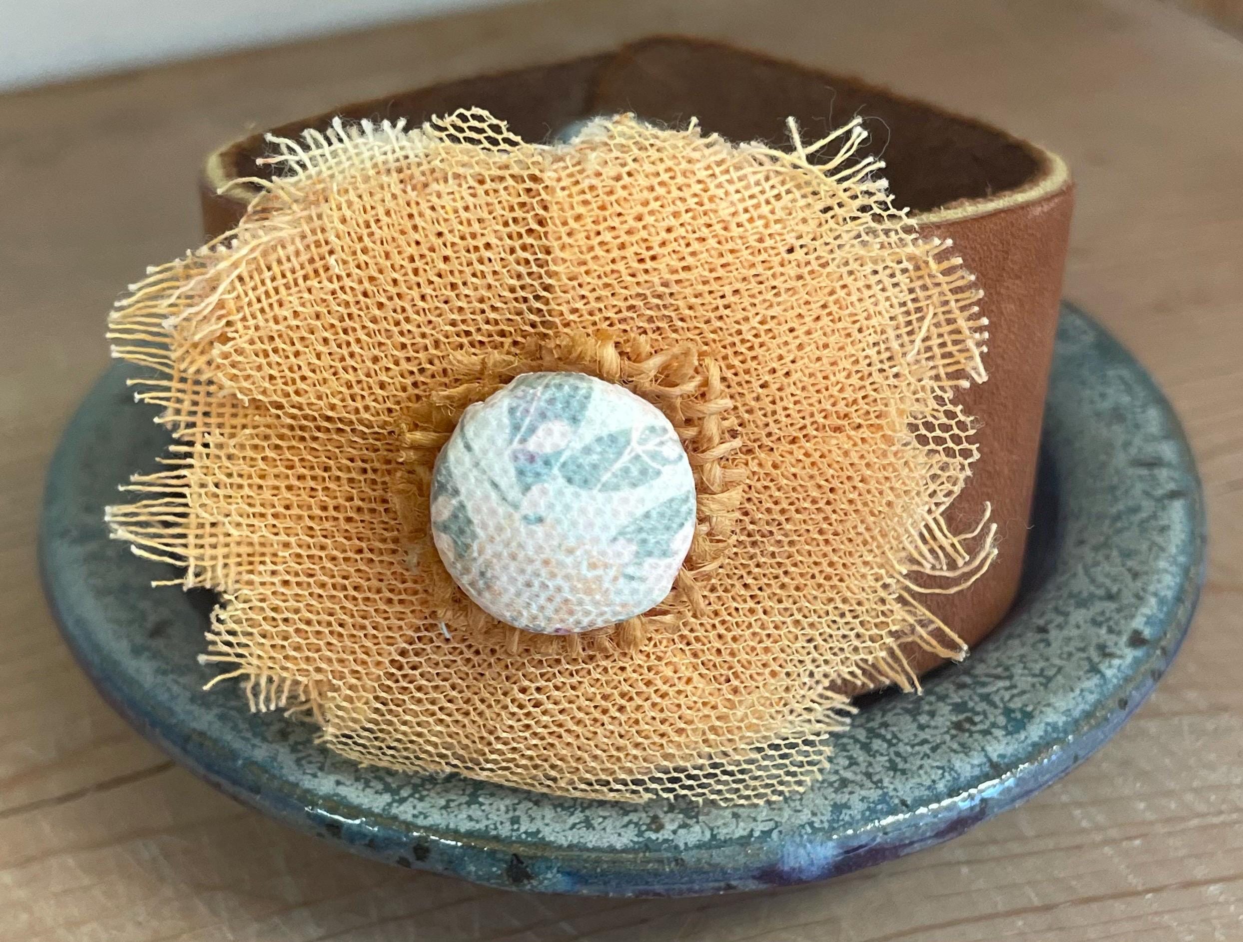 Cailey Flower Cuff Bracelet