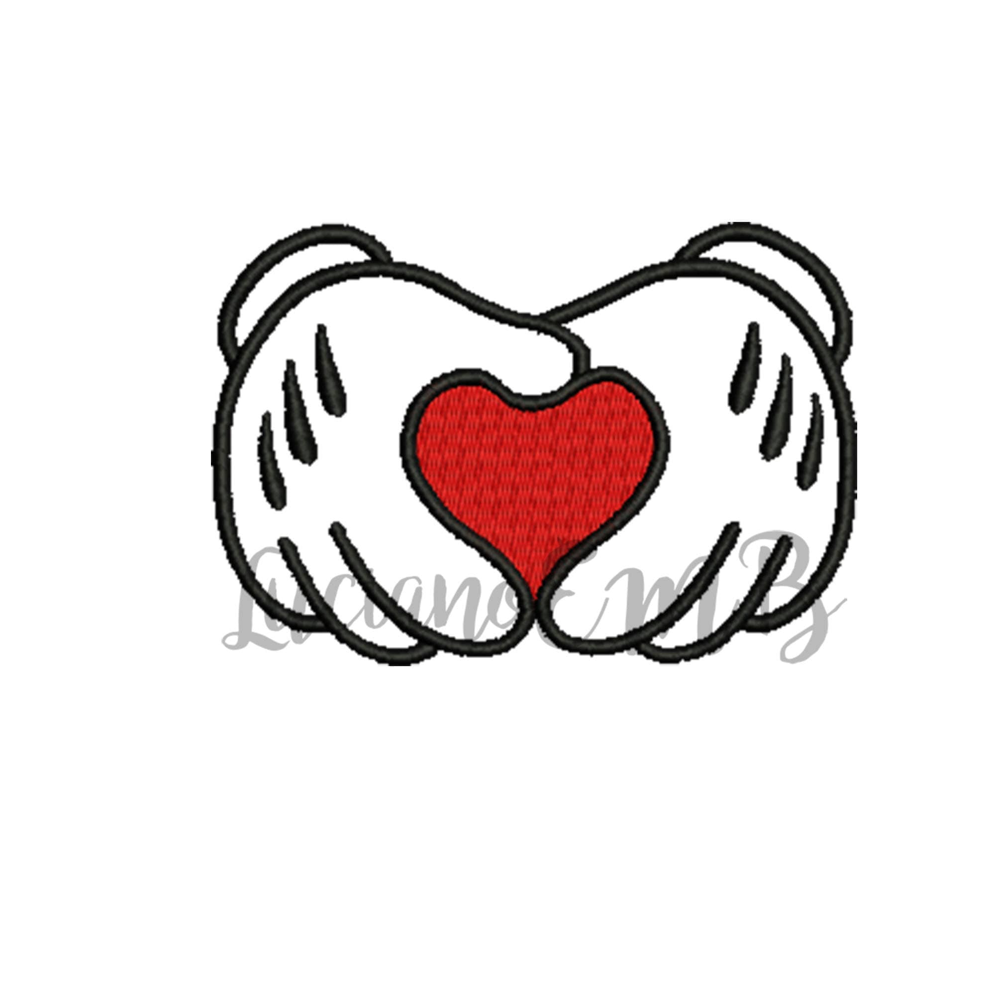 Mickey hands heart - .de