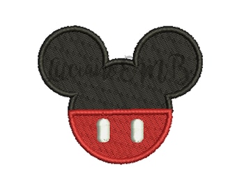 Mickey Embroidery Design-7 Sizes-8 Formats-design instant download-machine embroidery