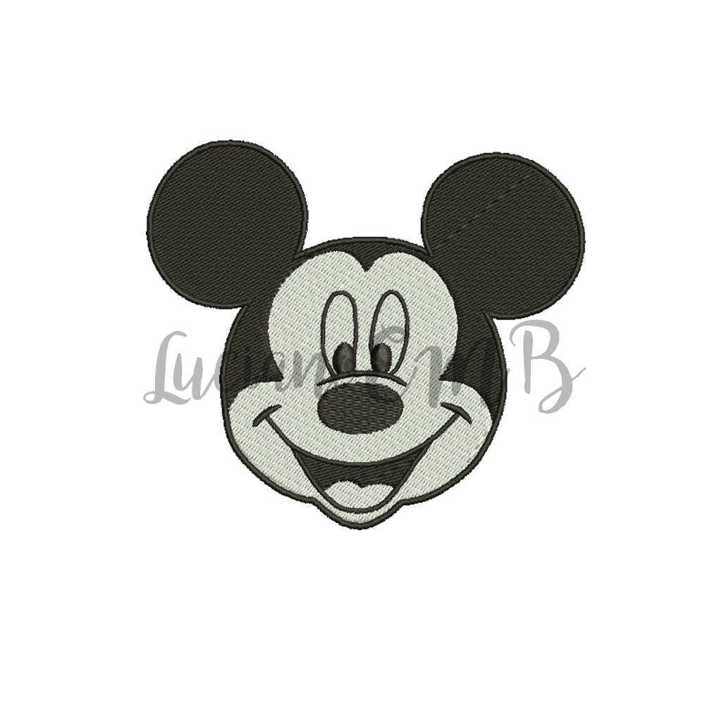 Mickey Mouse Embroidery Design7 Sizes8 Formatsdesign Etsy