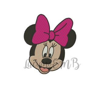 Minnie Mouse Embroidery Design-5 Sizes-8 Formats-design instant download-machine embroidery