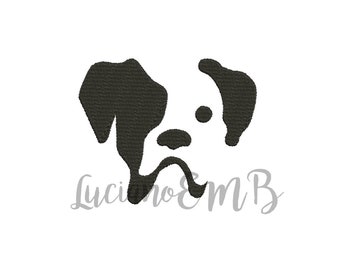 Dog silhouette Embroidery Design-9 Sizes-8 Formats-design instant download-machine embroidery