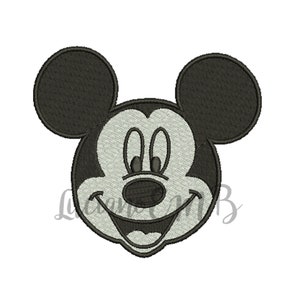 Mickey Mouse Embroidery Design-7 Sizes-8 Formats-design instant download-machine embroidery