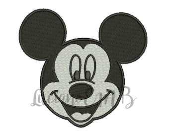 Desenho de bordado do Mickey Mouse - 7 tamanhos - 8 formatos - download instantâneo de design - bordado à máquina
