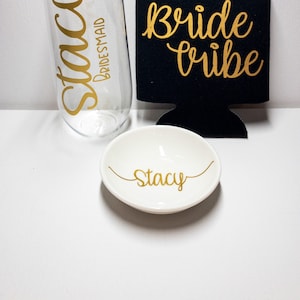gifts for her, wedding ring dish, Personalized jewelry dish, bridesmaid proposal dish, ring dish engagement