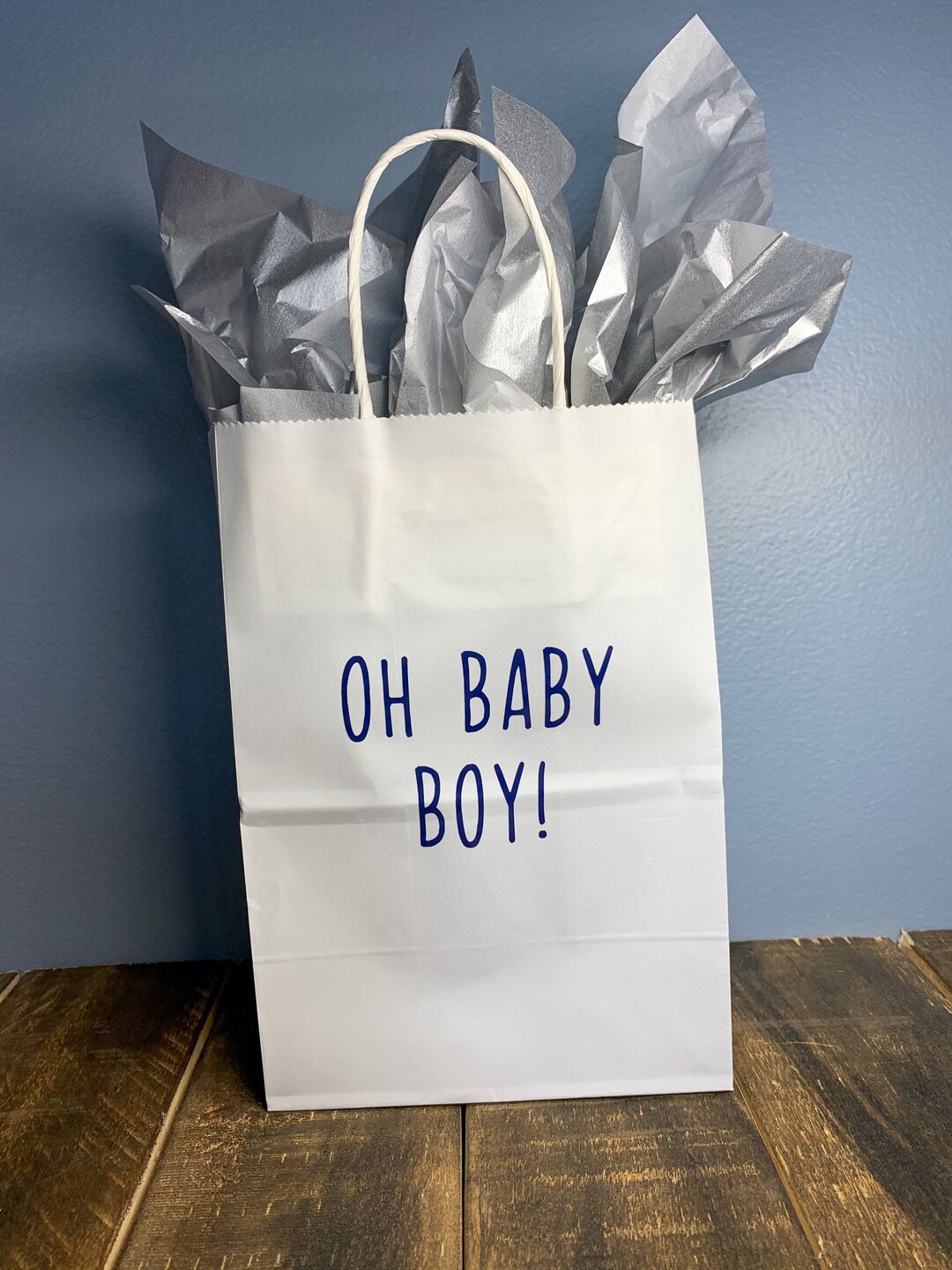 Baby Boy Gift Bag Multiple Sizes Etsy