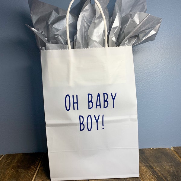 Baby Boy! Gift bag- Multiple Sizes