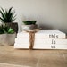 Wooden Book Stack, Decorative Book Set , Bookshelf Decor, This is Us ...
