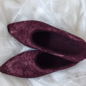 Felt woollen Slippers for women, custom size