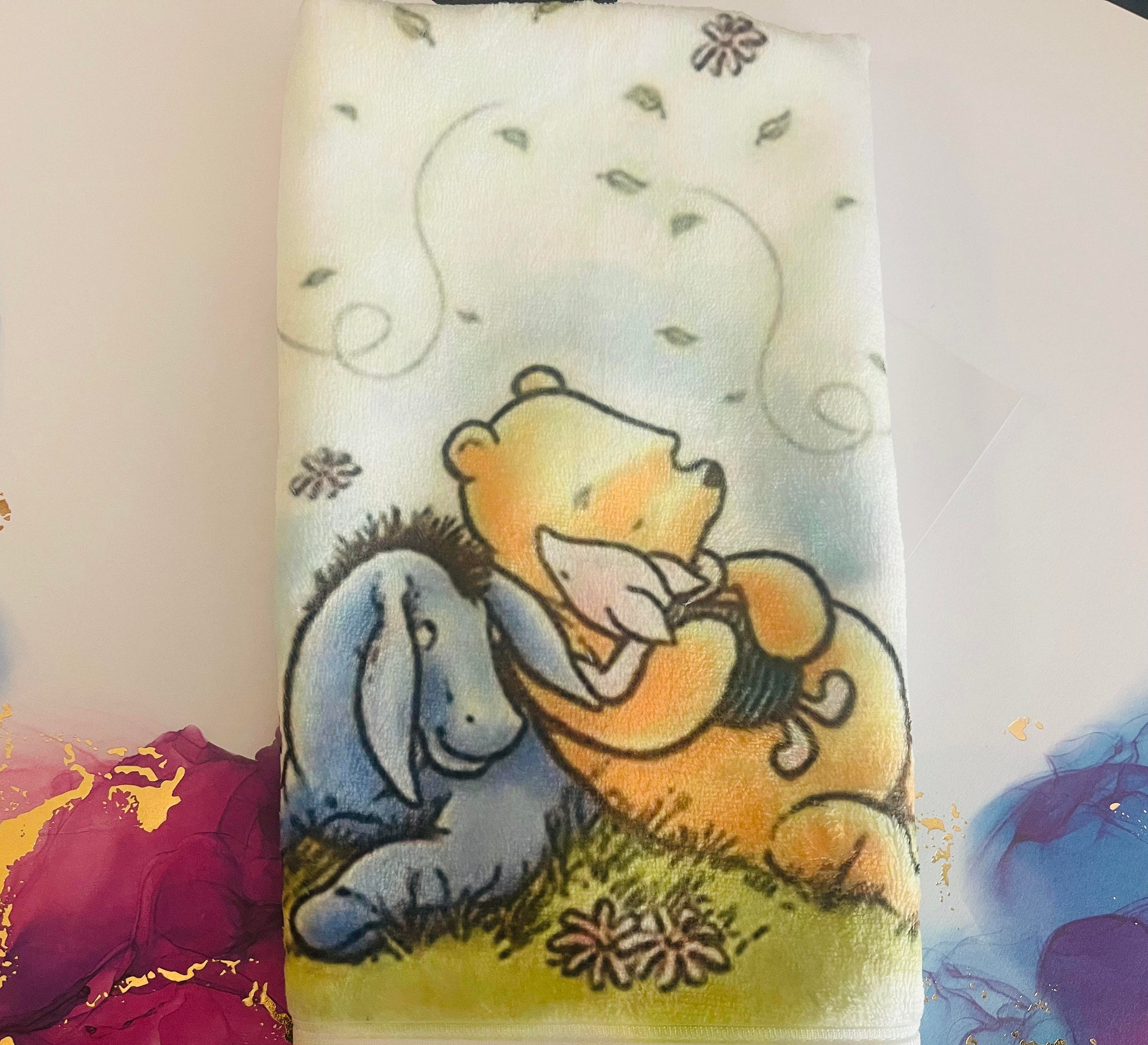 Best Brands Disney 100% Cotton Kitchen Towels, 2pk-Soft and Absorbent  Decorative Kitchen Towels ~ Winnie The Pooh Balloon Flying