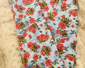 Leggings lunghi con tasche Floral Baby