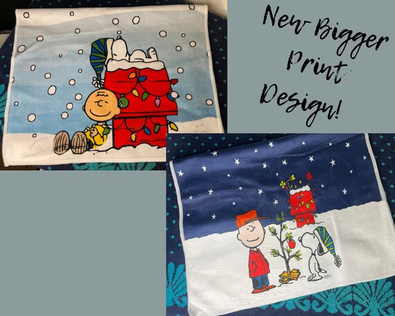 Newly Bigger Print Design Inspired Charlie Brown Christmas Hand Towel Etsy Ireland