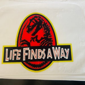 Life Finds Away -Inspired Dino Park Towel Design