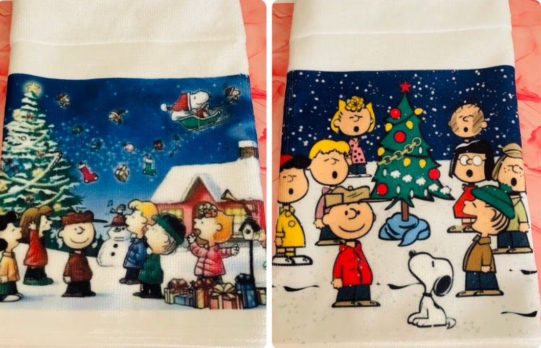 Snoopy Kitchen Towel Etsy Ireland